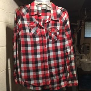 Multicolored plaid shirt